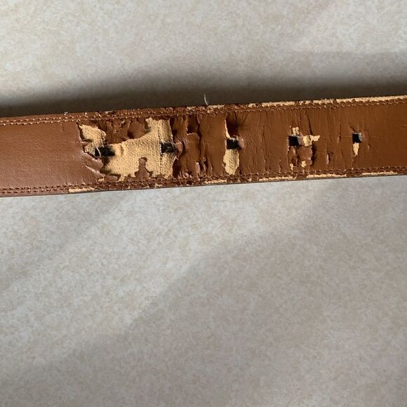 DKNY Genuine Leather Belt Men’s size40 - Picture 7 of 7